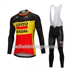 Set Langarmtrikot + Trägerhose Lange 2018 Lotto Soudal N002